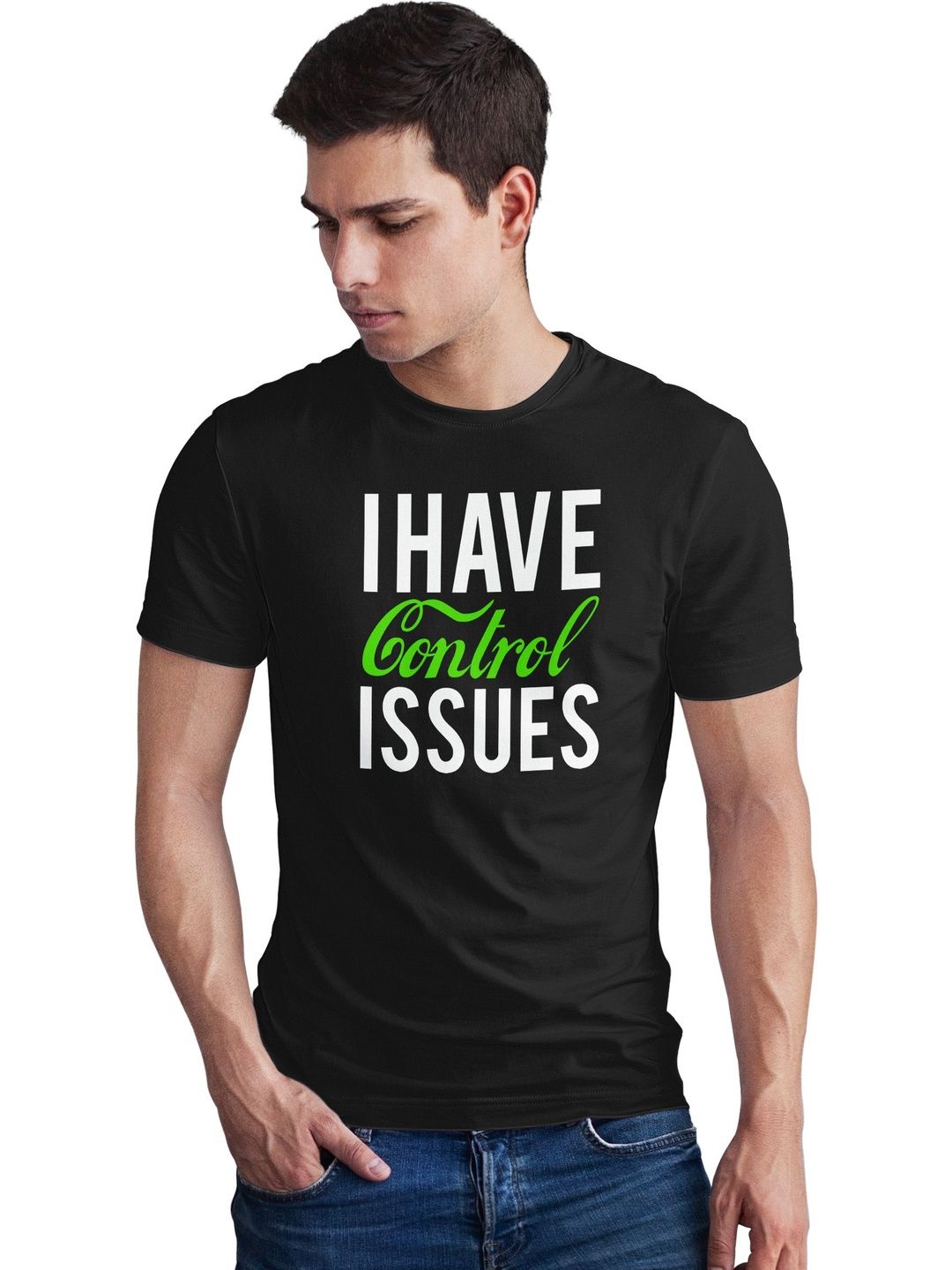 Seekbuylove Men Typography Printed Bio Finish T-shirt