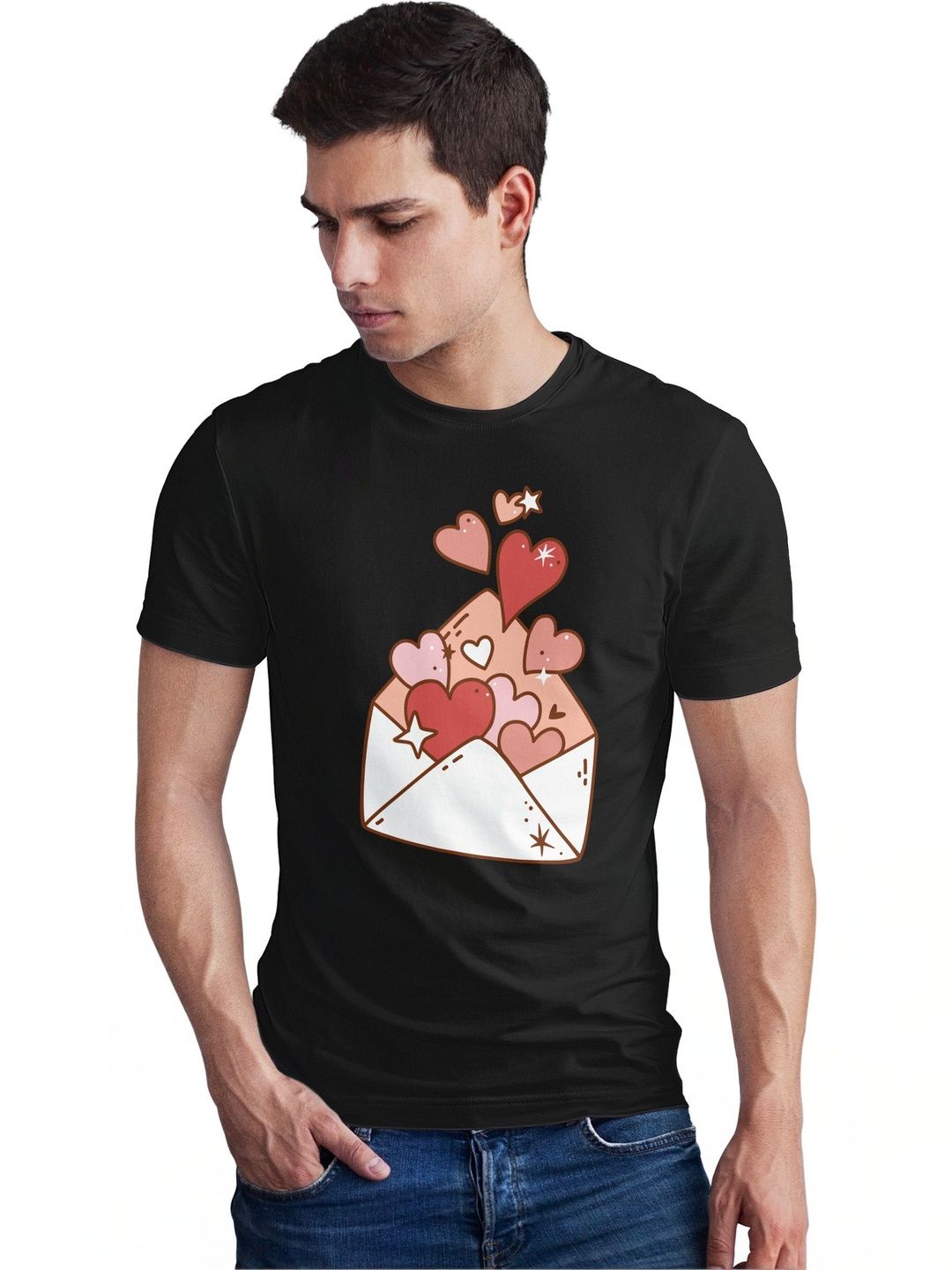 Seekbuylove Men Printed Bio Finish T-shirt
