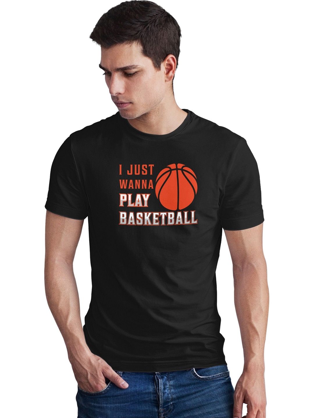 Seekbuylove Men Sports Printed Bio Finish T-shirt