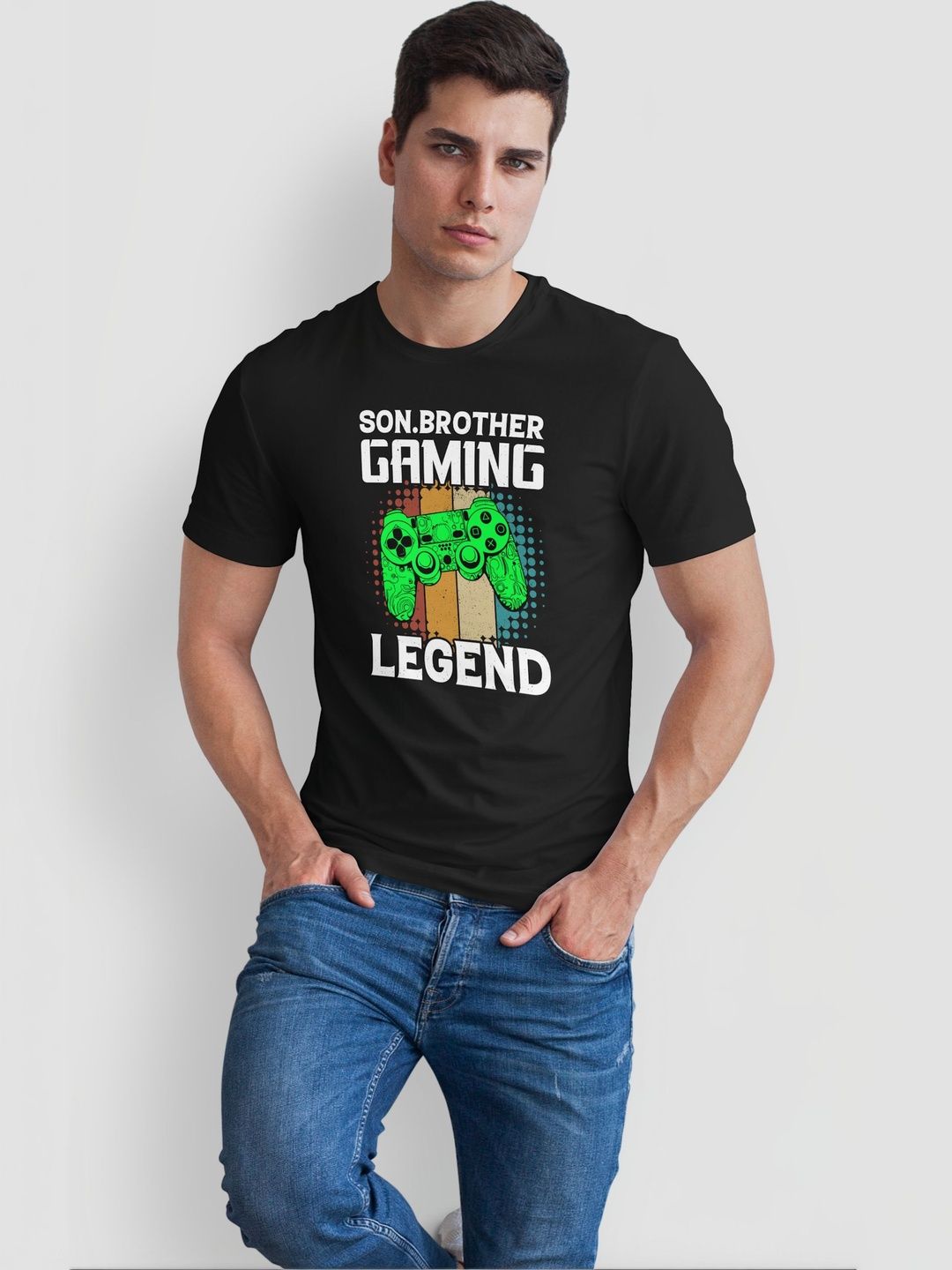 Seekbuylove Men Printed Bio Finish T-shirt