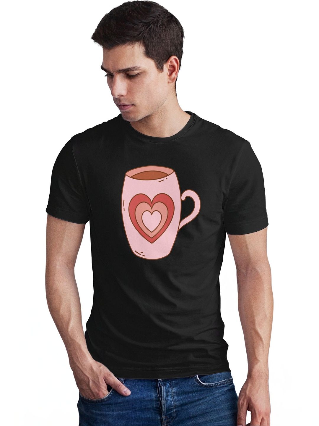 Seekbuylove Men Printed Bio Finish T-shirt