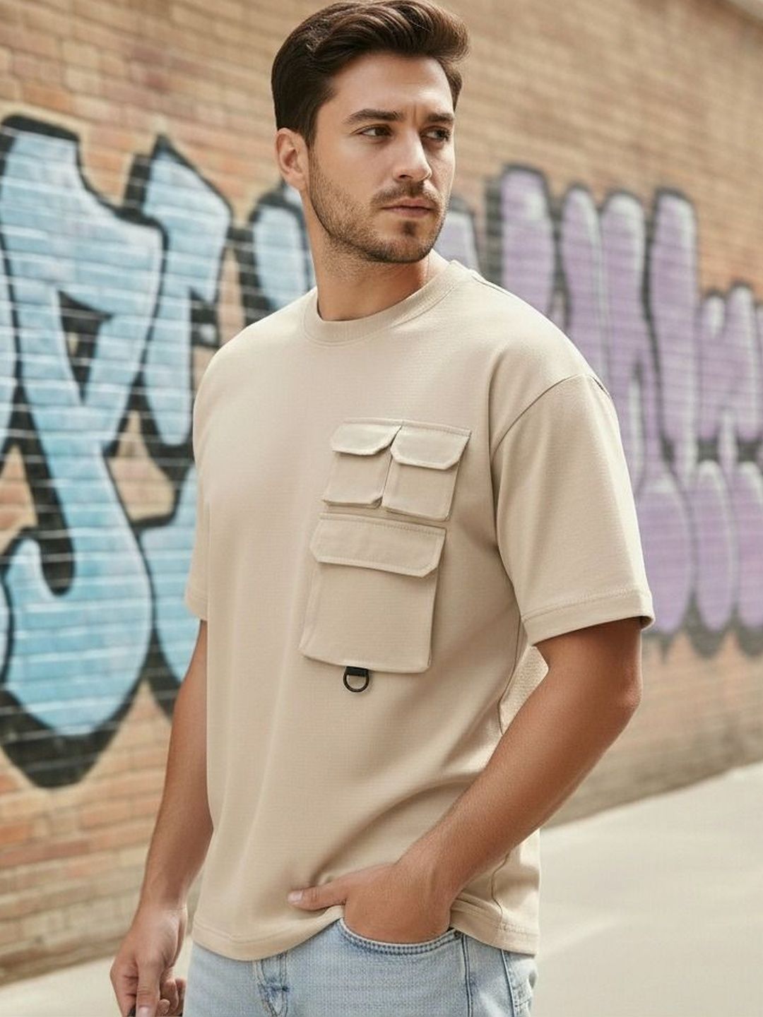 Mast & Harbour Men Pockets T-shirt