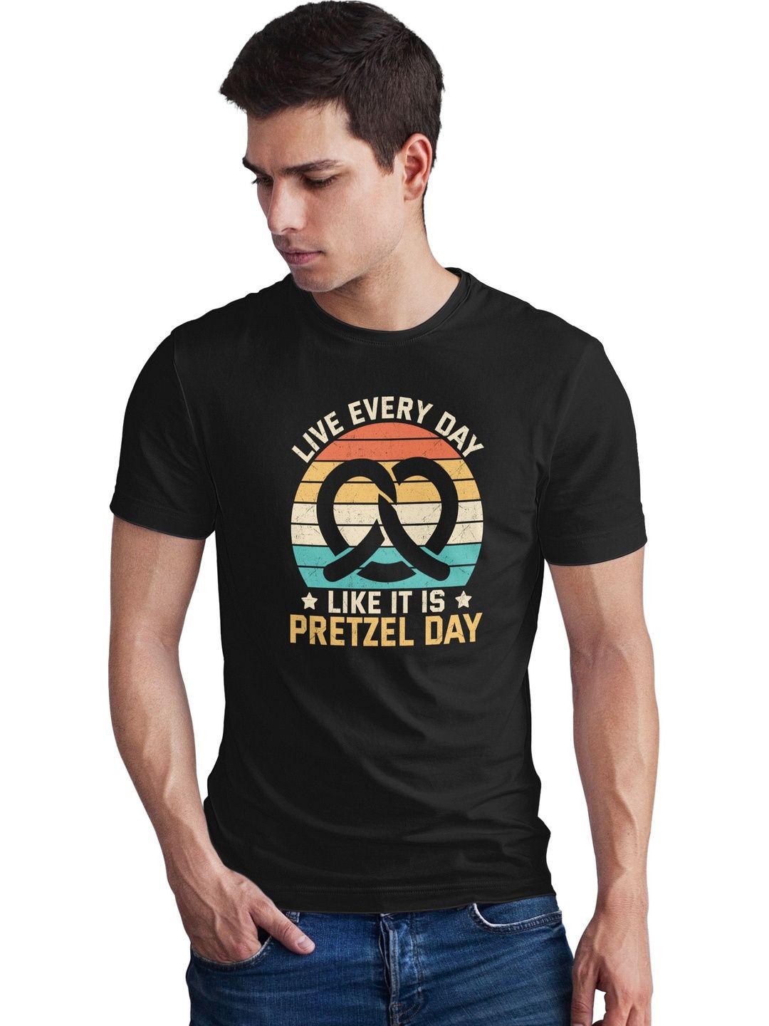 Seekbuylove Men Printed Bio Finish T-shirt