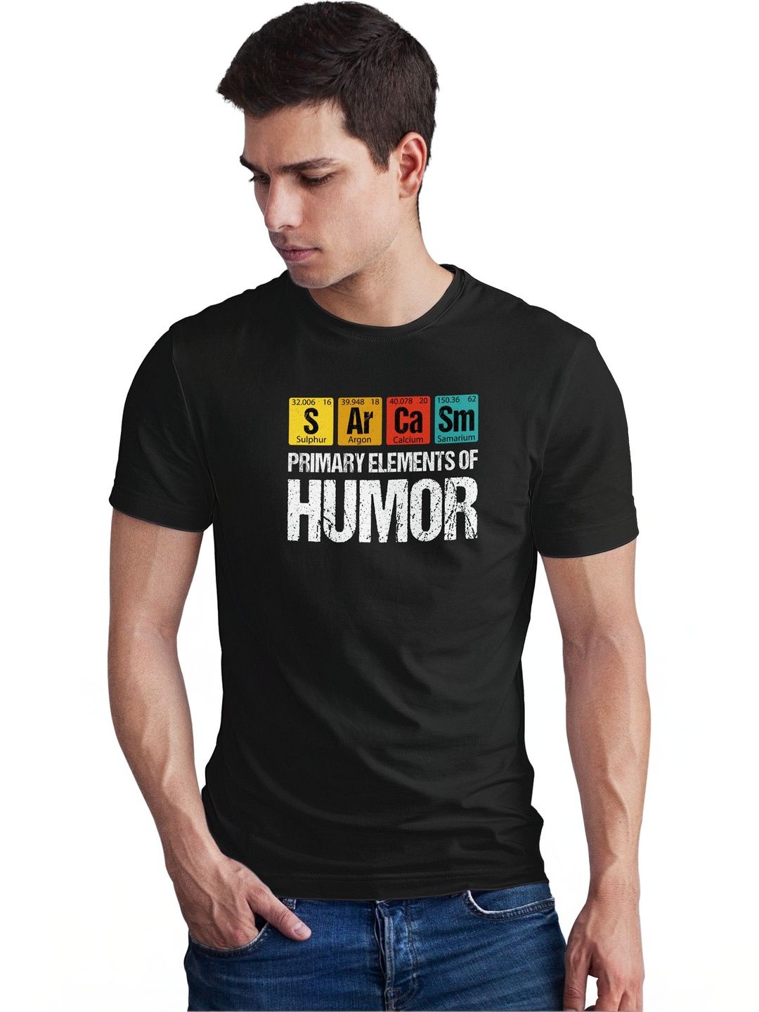 Seekbuylove Men Typography Printed Bio Finish T-shirt