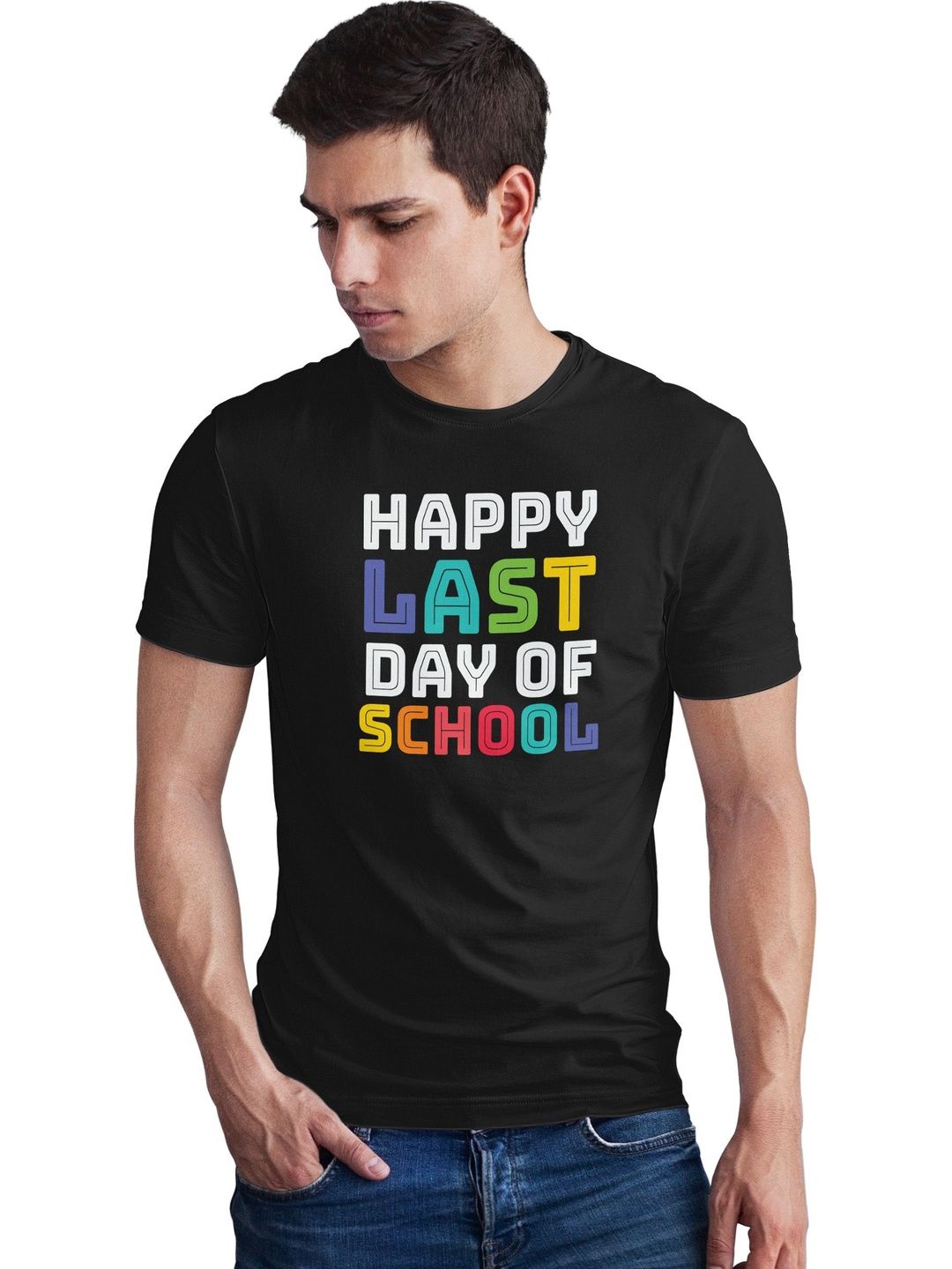 Seekbuylove Men Typography Printed Bio Finish T-shirt