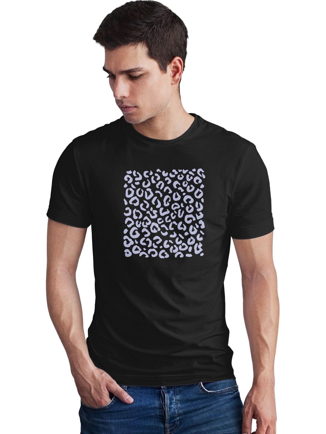 Seekbuylove Men Printed Bio Finish T-shirt