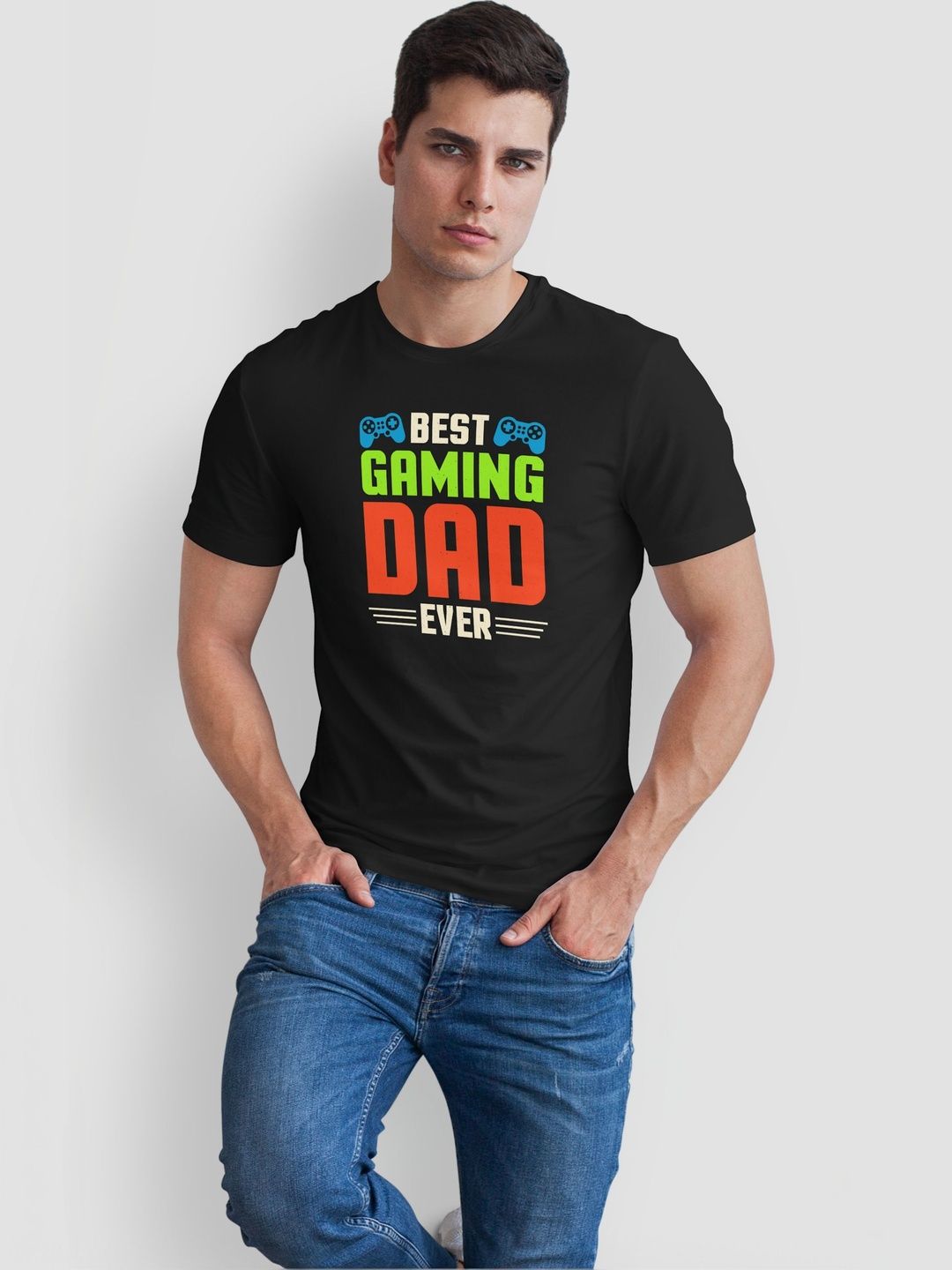 Seekbuylove Men Typography Printed Bio Finish T-shirt
