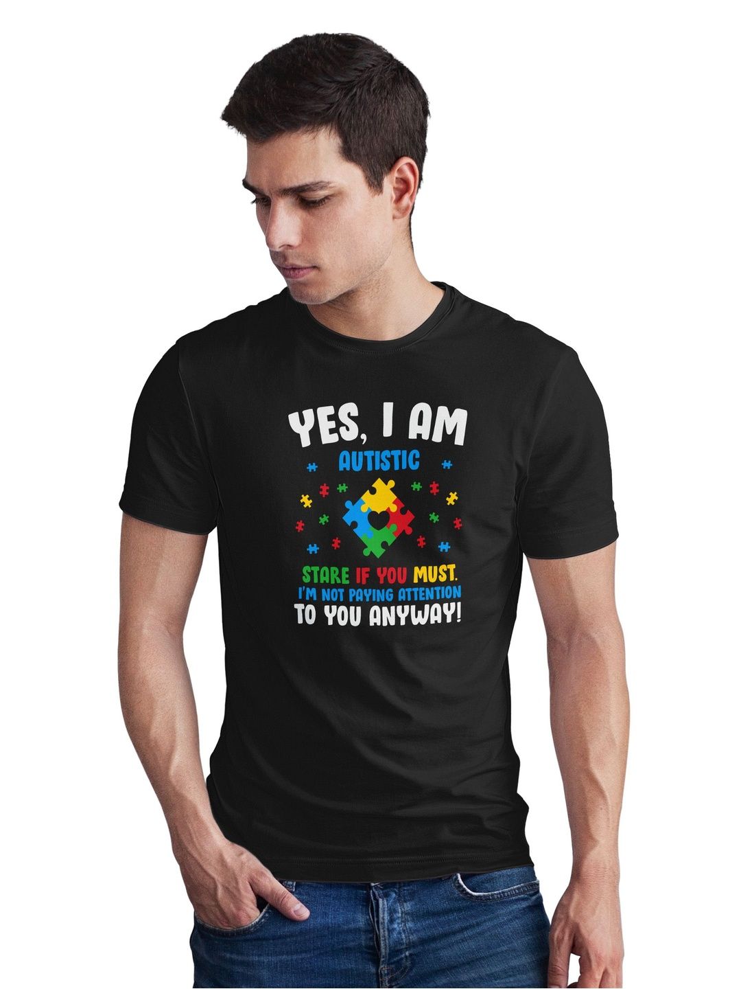 Seekbuylove Men Typography Printed Bio Finish T-shirt