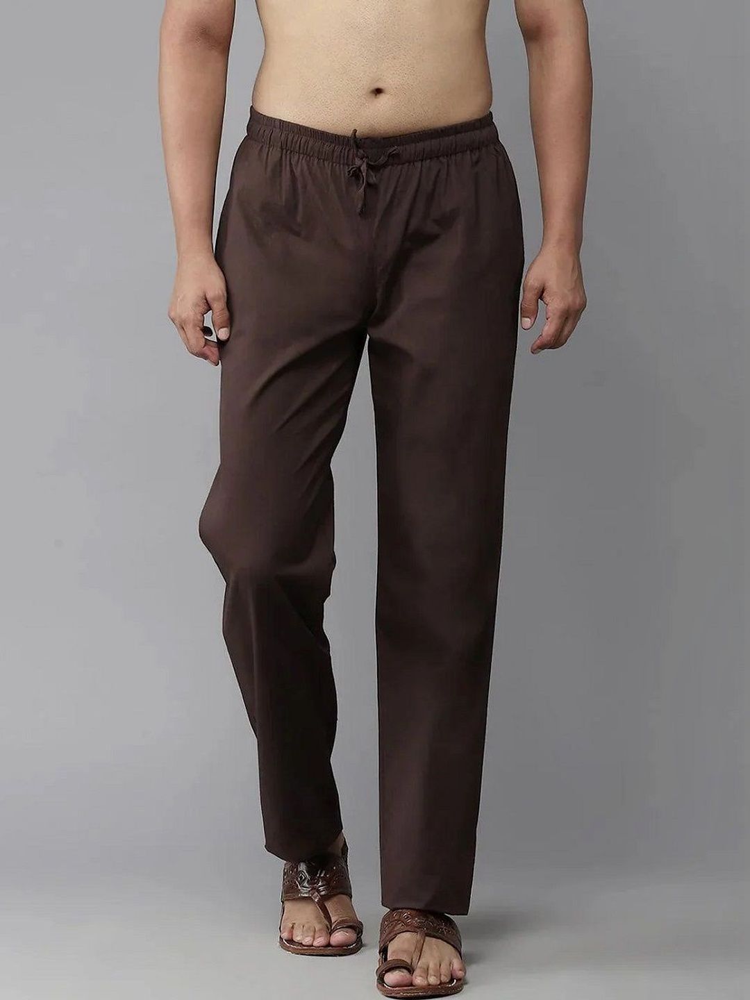 HERE&NOW Men Relaxed Easy Wash Trousers