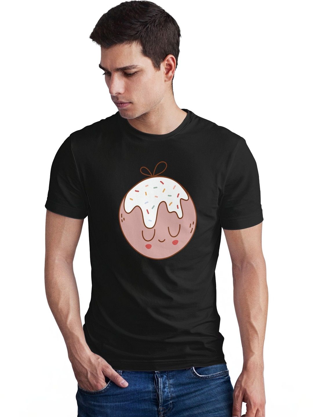 Seekbuylove Men Printed Bio Finish T-shirt
