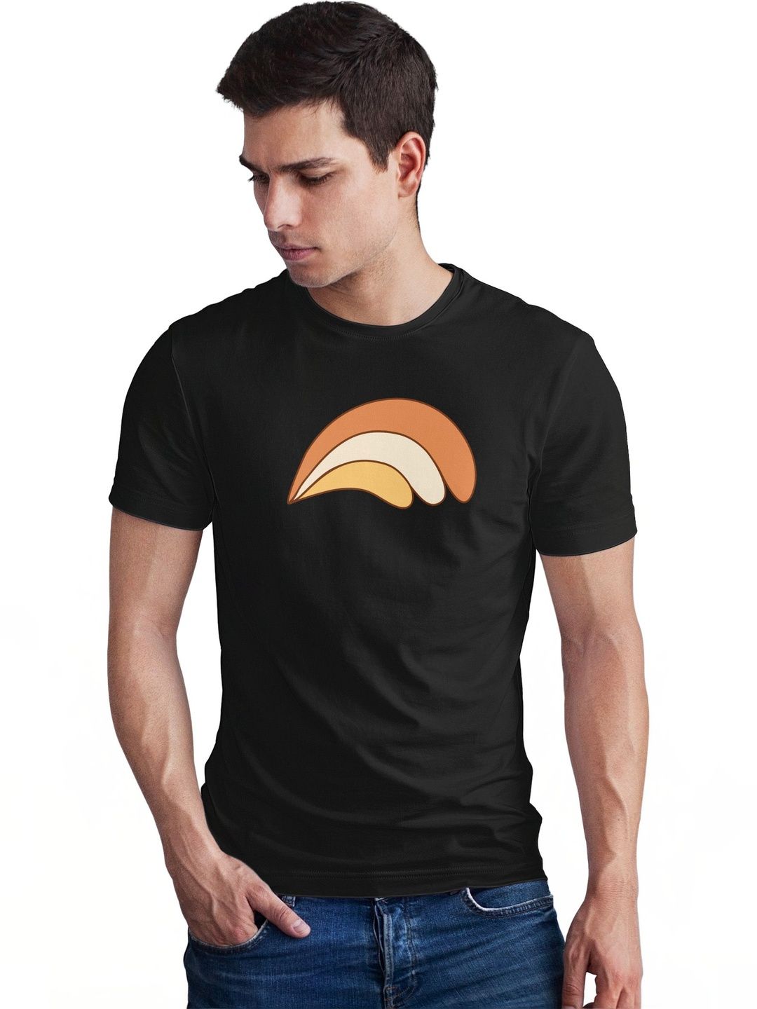 Seekbuylove Men Printed Bio Finish T-shirt