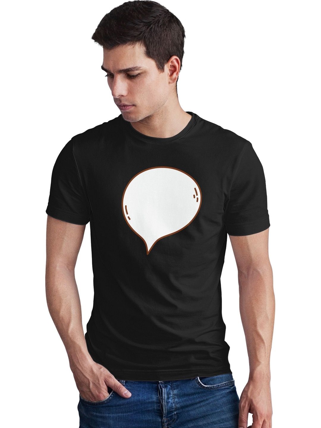Seekbuylove Men Printed Bio Finish T-shirt