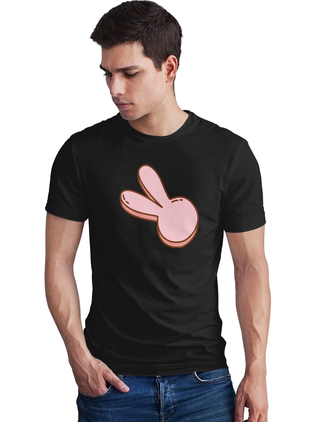 Seekbuylove Men Printed Bio Finish T-shirt