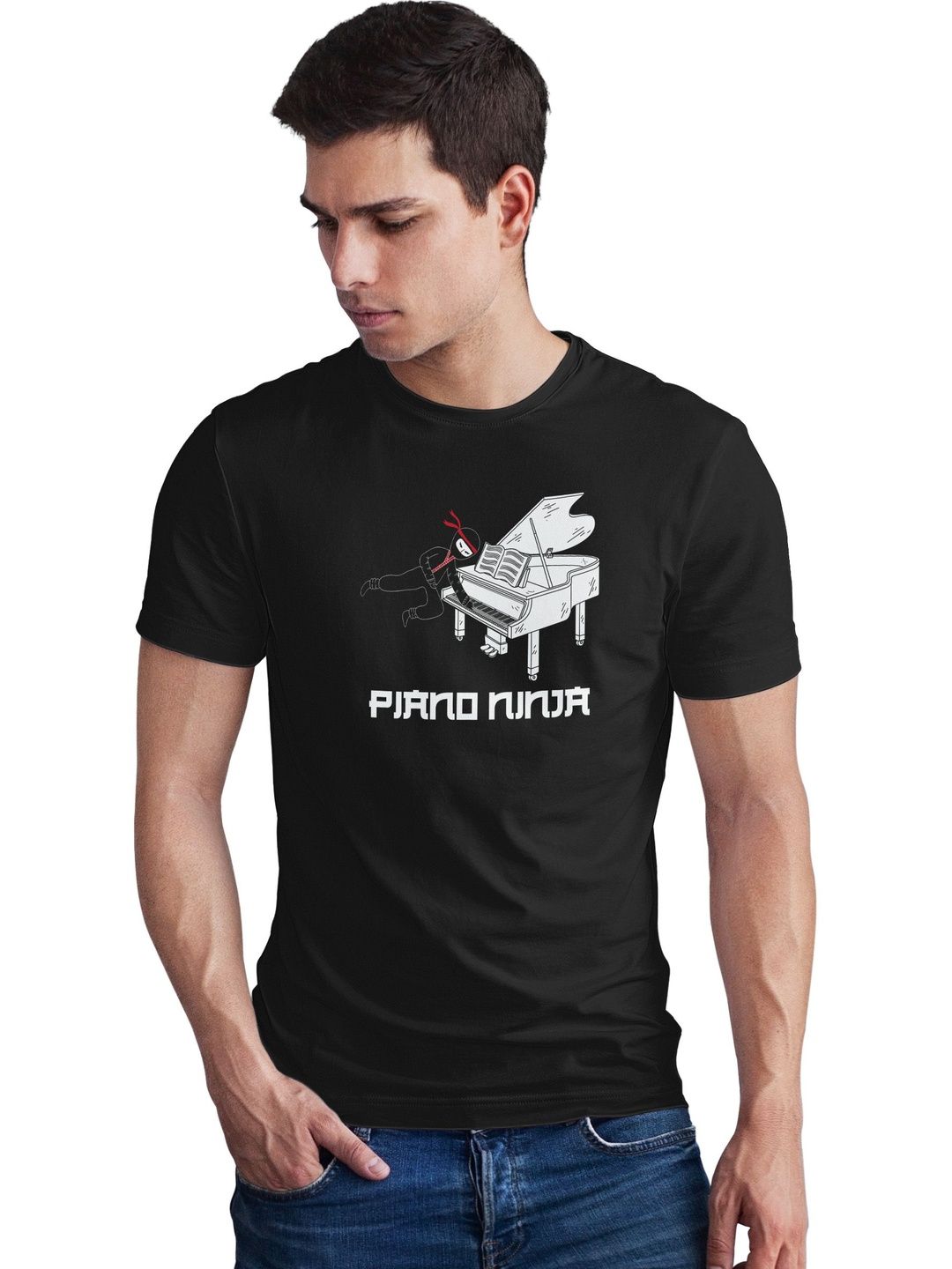 Seekbuylove Men Printed Bio Finish T-shirt