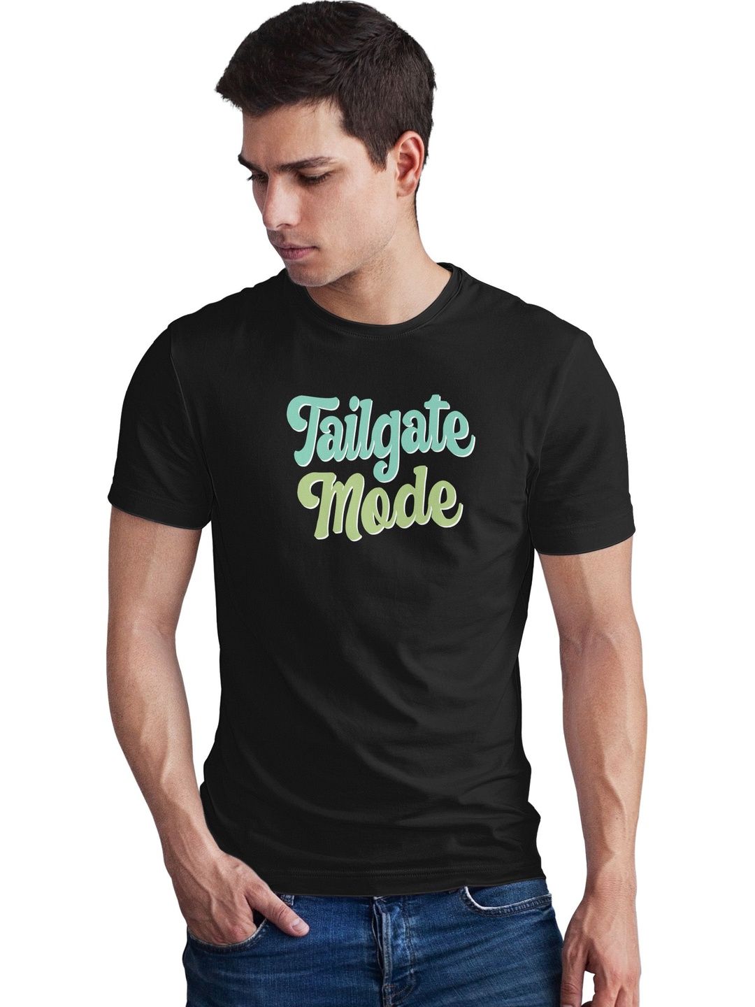 Seekbuylove Men Typography Printed Bio Finish T-shirt