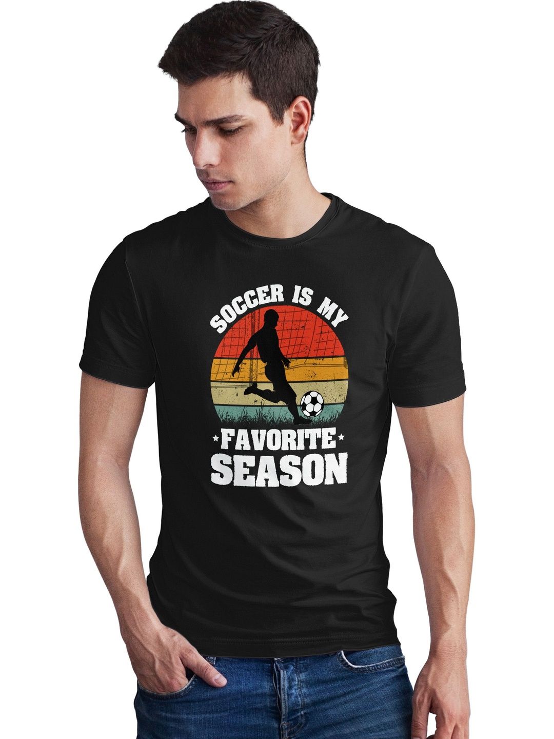 Seekbuylove Men Sports Printed Bio Finish T-shirt
