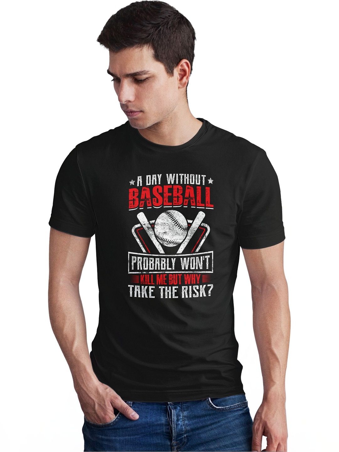 Seekbuylove Men Printed Bio Finish T-shirt