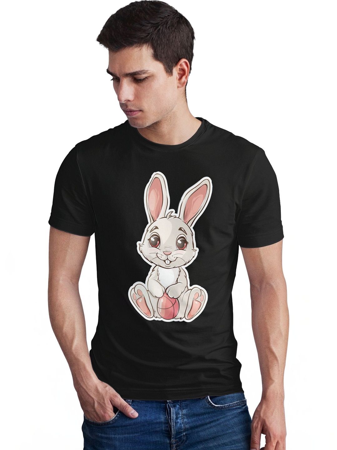 Seekbuylove Men Printed Bio Finish T-shirt