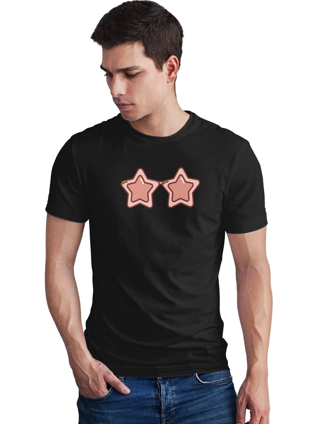 Seekbuylove Men Printed Bio Finish T-shirt