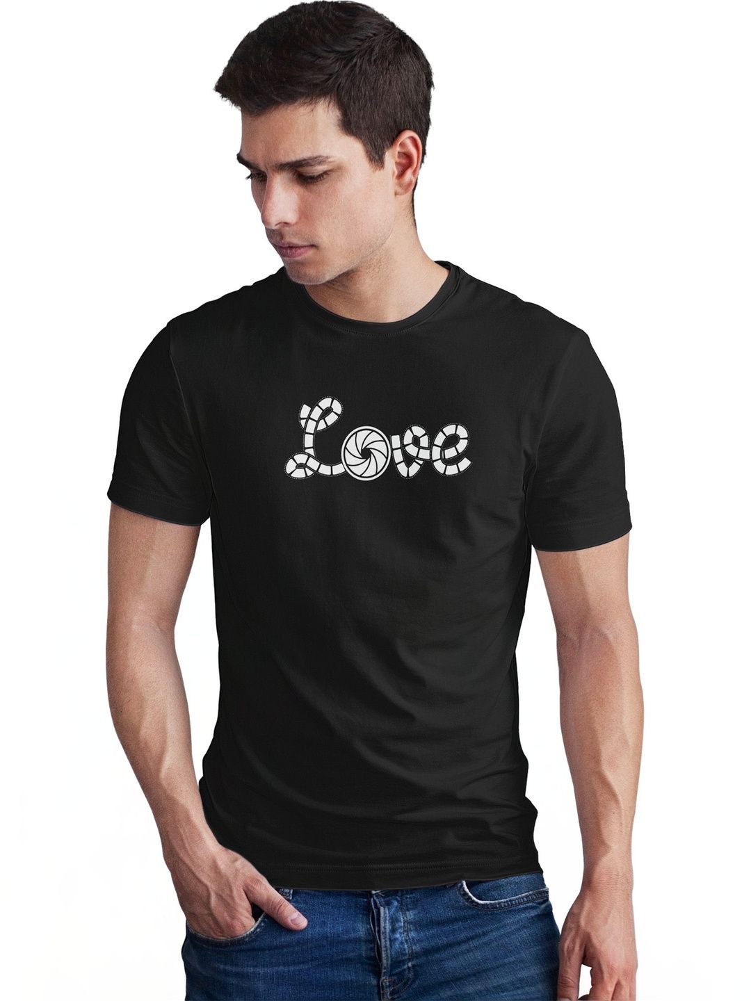 Seekbuylove Men Typography Printed Bio Finish T-shirt