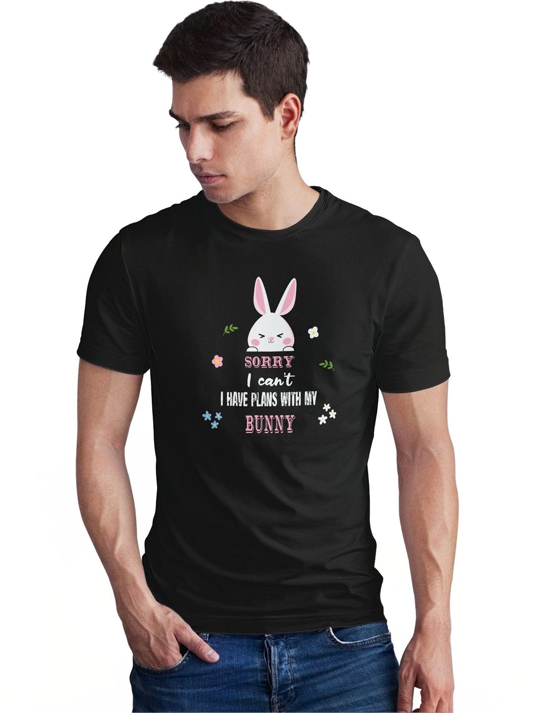 Seekbuylove Men Printed Bio Finish T-shirt