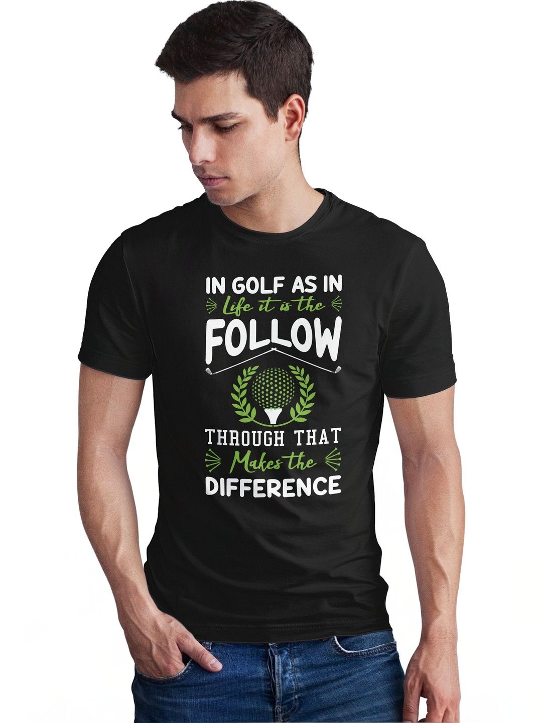 Seekbuylove Men Typography Printed Bio Finish T-shirt