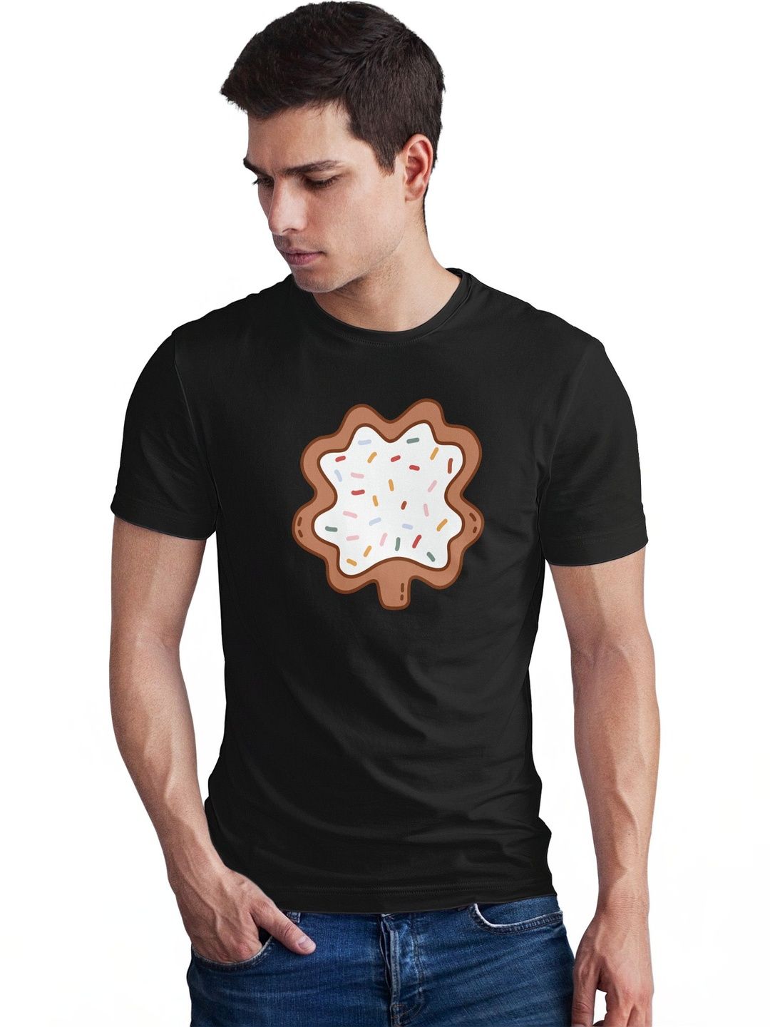 Seekbuylove Men Printed Bio Finish T-shirt