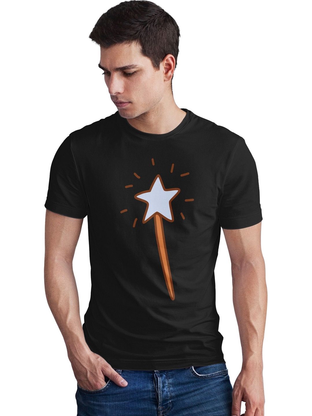 Seekbuylove Men Printed Bio Finish T-shirt