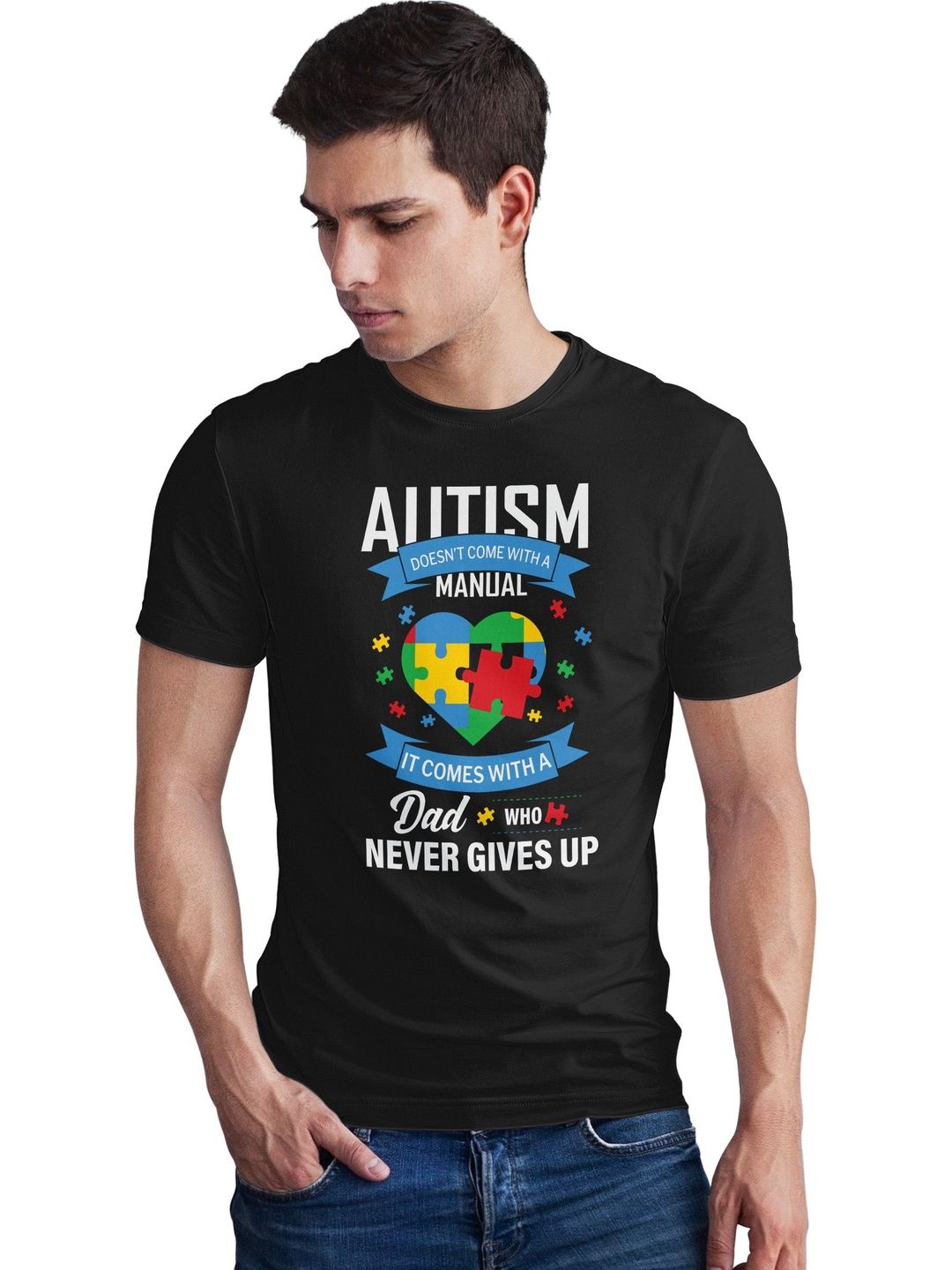Seekbuylove Men Printed Bio Finish T-shirt
