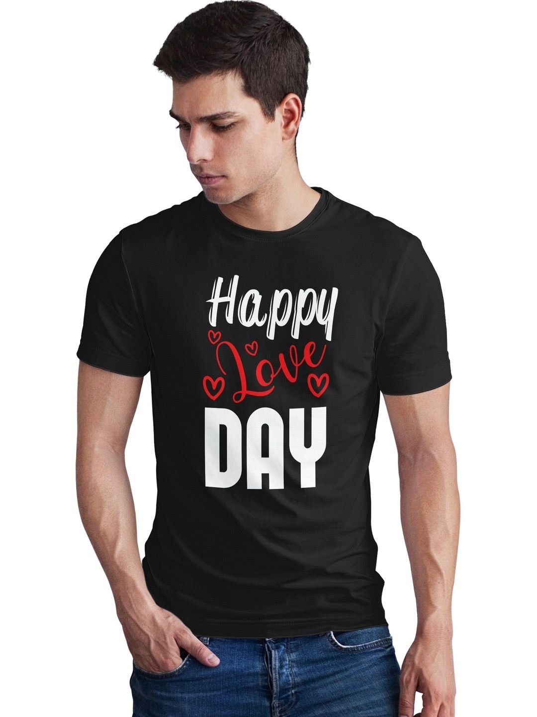 Seekbuylove Men Typography Printed Bio Finish T-shirt