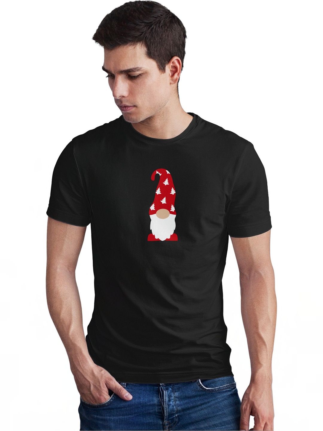 Seekbuylove Men Printed Bio Finish T-shirt