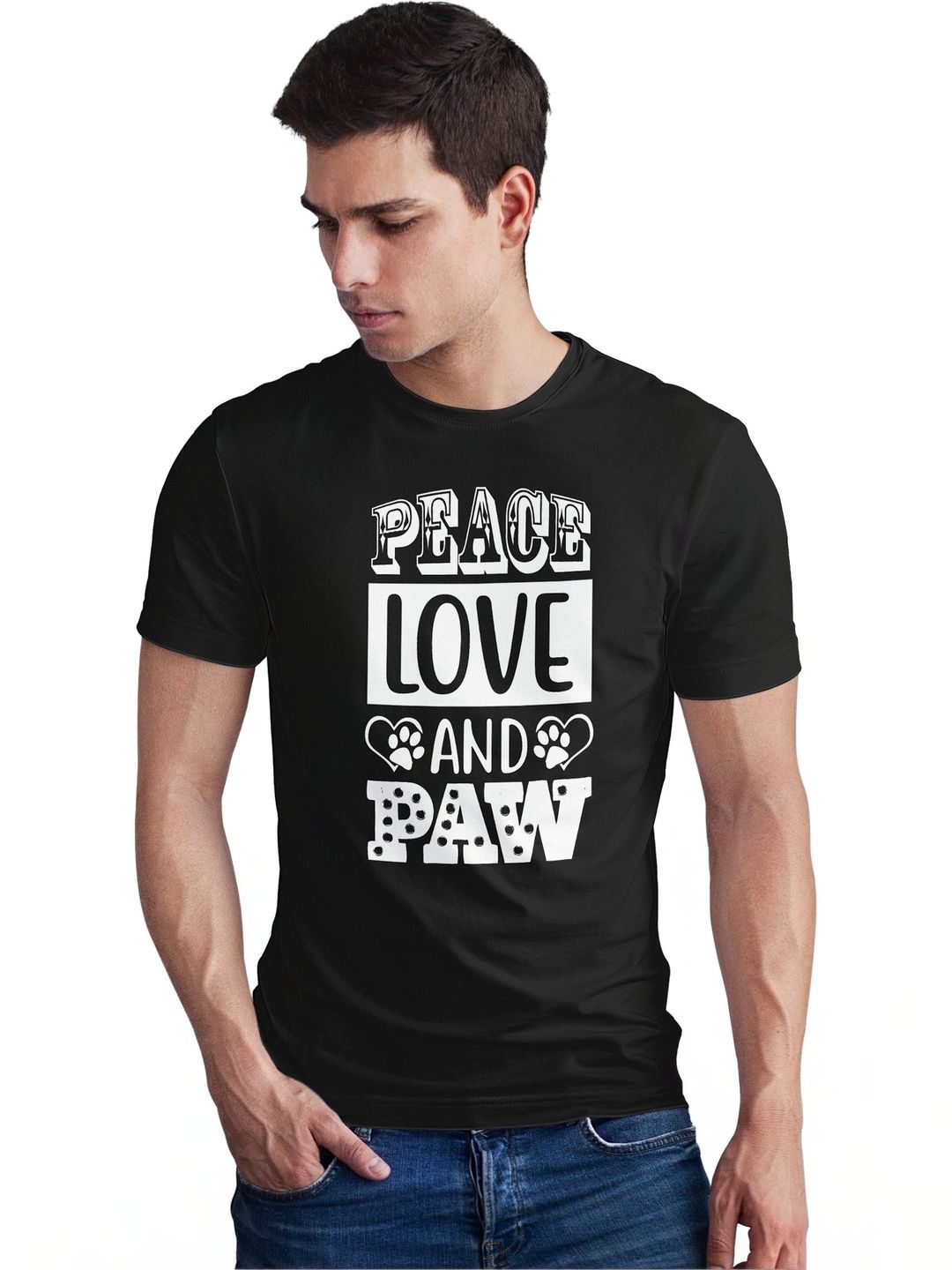 Seekbuylove Men Typography Printed Bio Finish T-shirt