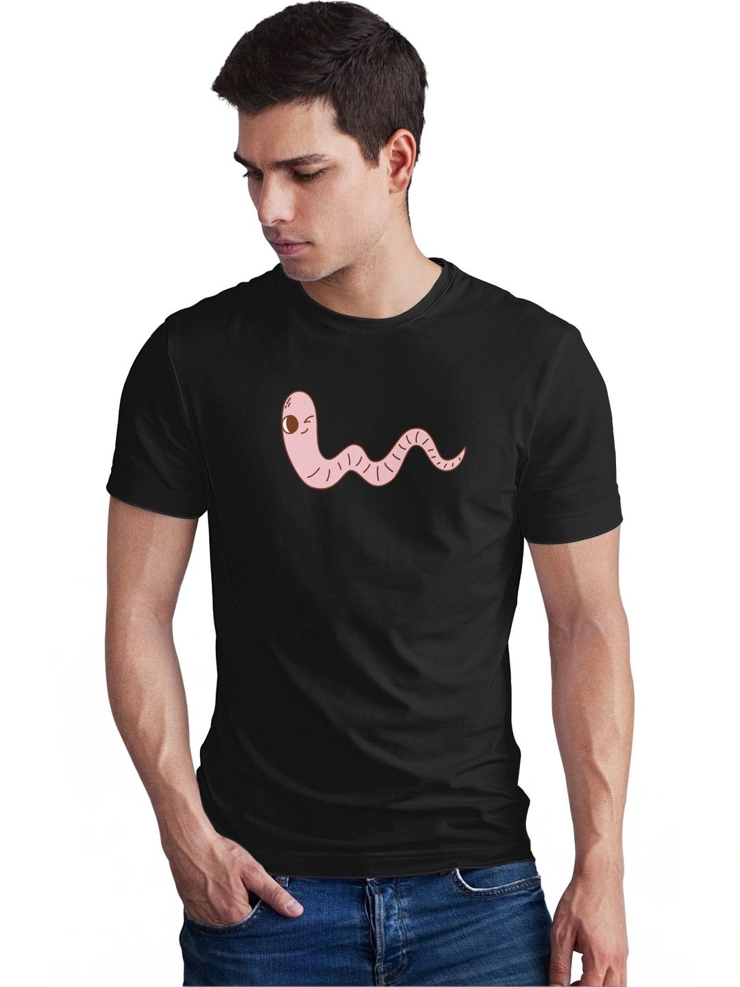 Seekbuylove Men Printed Bio Finish T-shirt