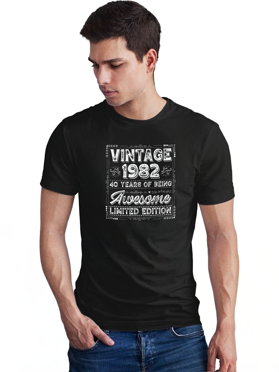 Seekbuylove Men Typography Printed Bio Finish T-shirt