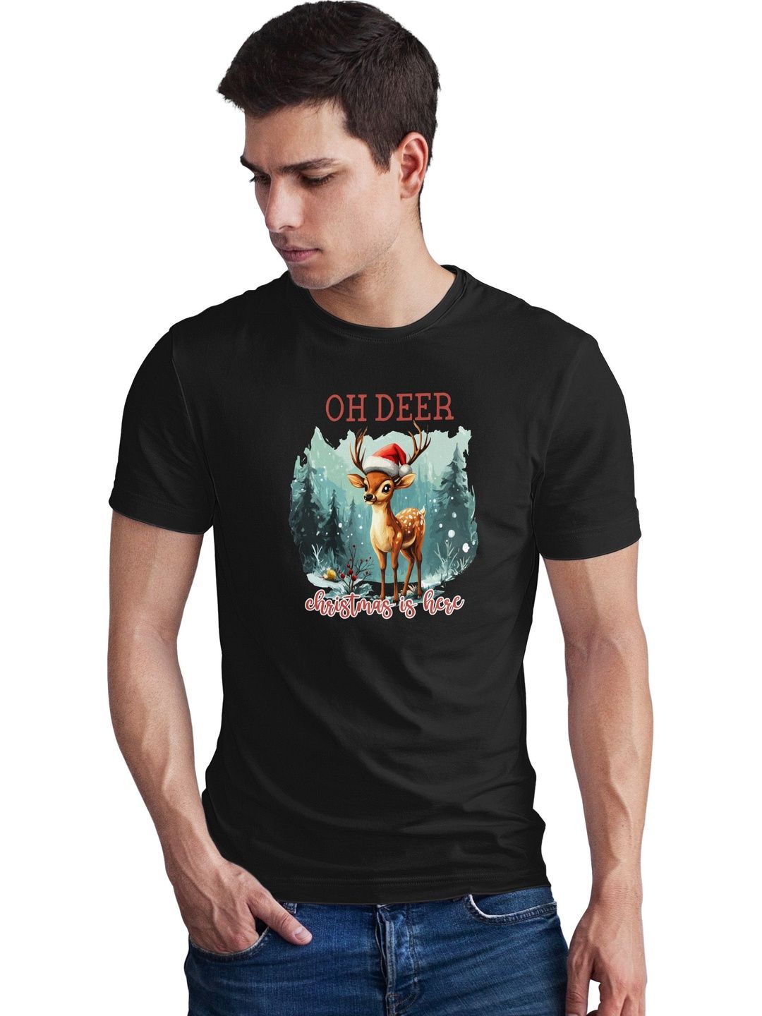 Seekbuylove Men Printed Bio Finish T-shirt