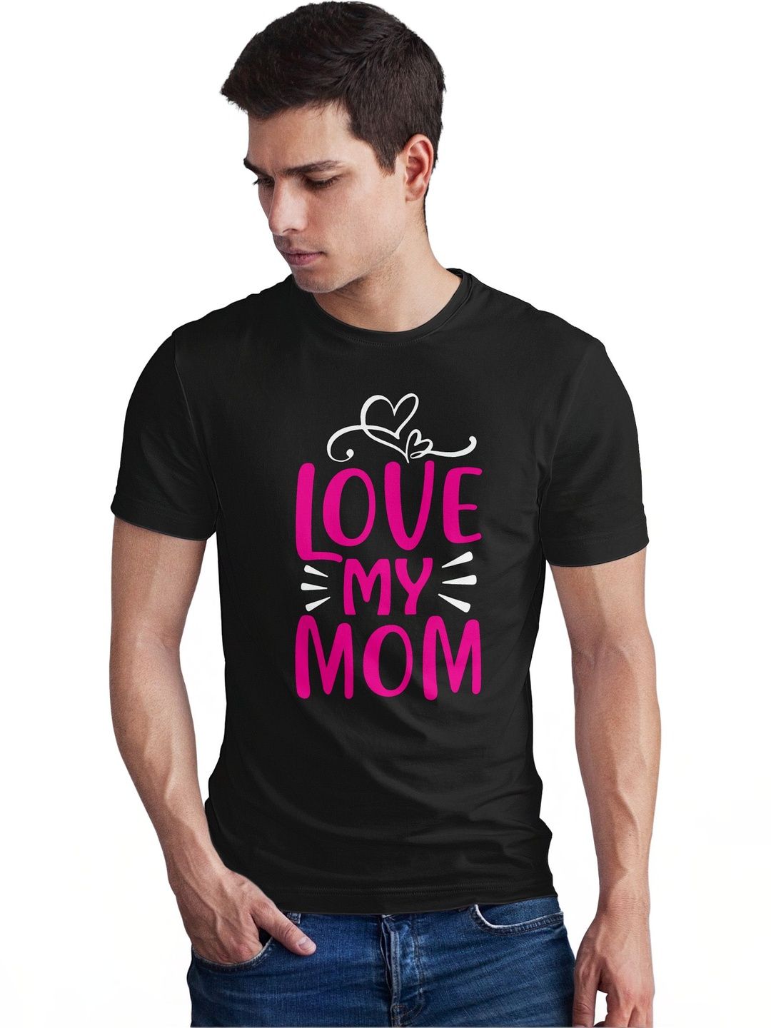 Seekbuylove Men Typography Printed Bio Finish T-shirt
