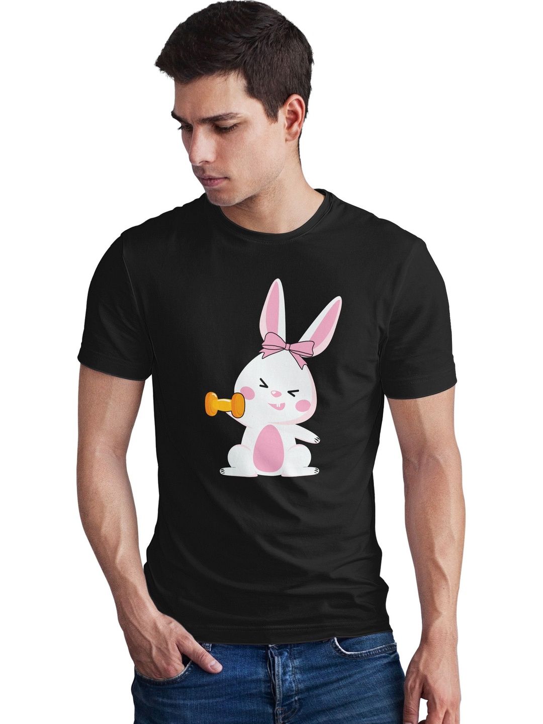 Seekbuylove Men Printed Bio Finish T-shirt