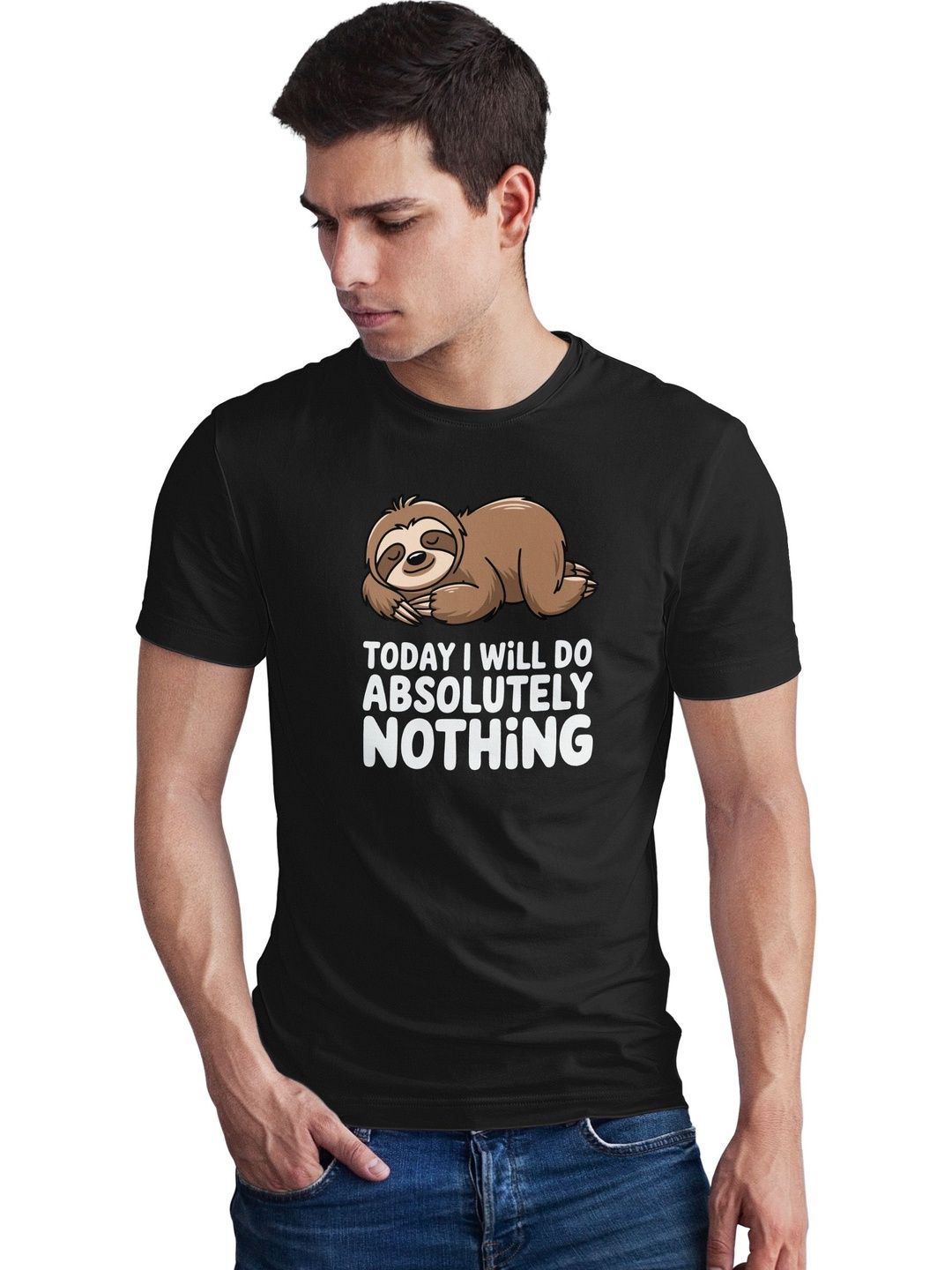 Seekbuylove Men Printed Bio Finish T-shirt