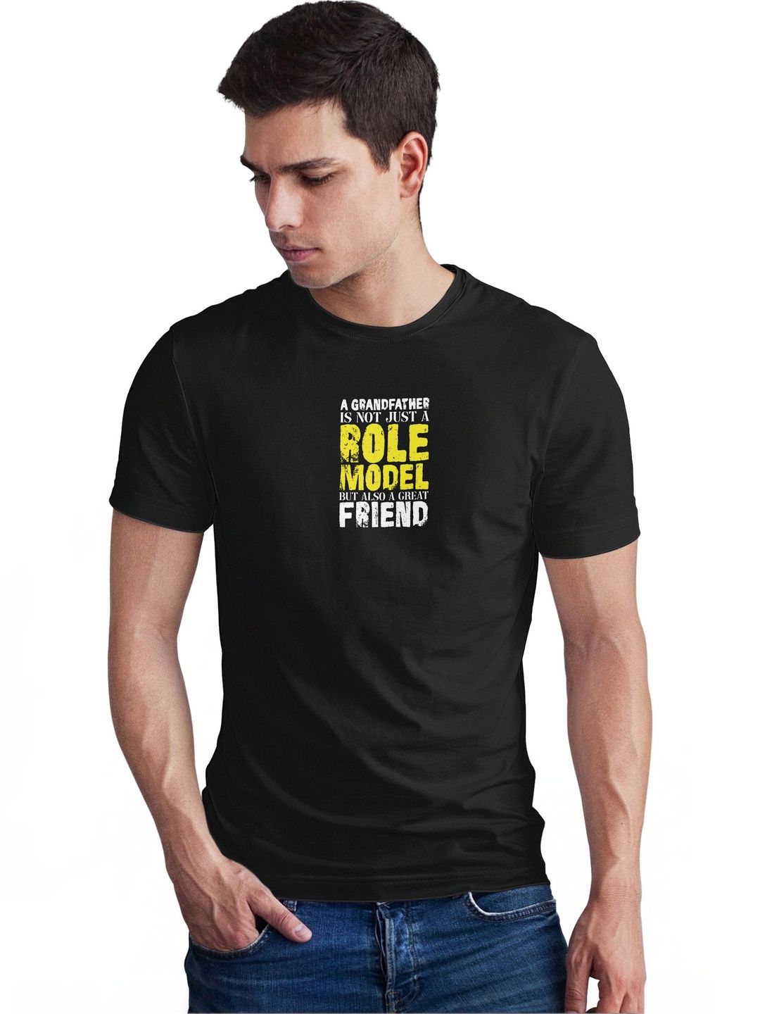 Seekbuylove Men Typography Printed Bio Finish T-shirt