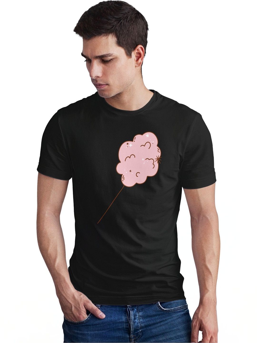 Seekbuylove Men Printed Bio Finish T-shirt