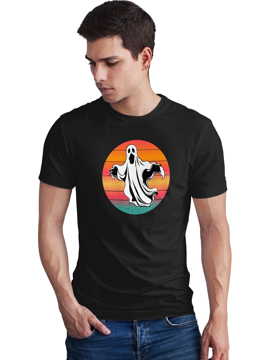 Seekbuylove Men Printed Bio Finish T-shirt