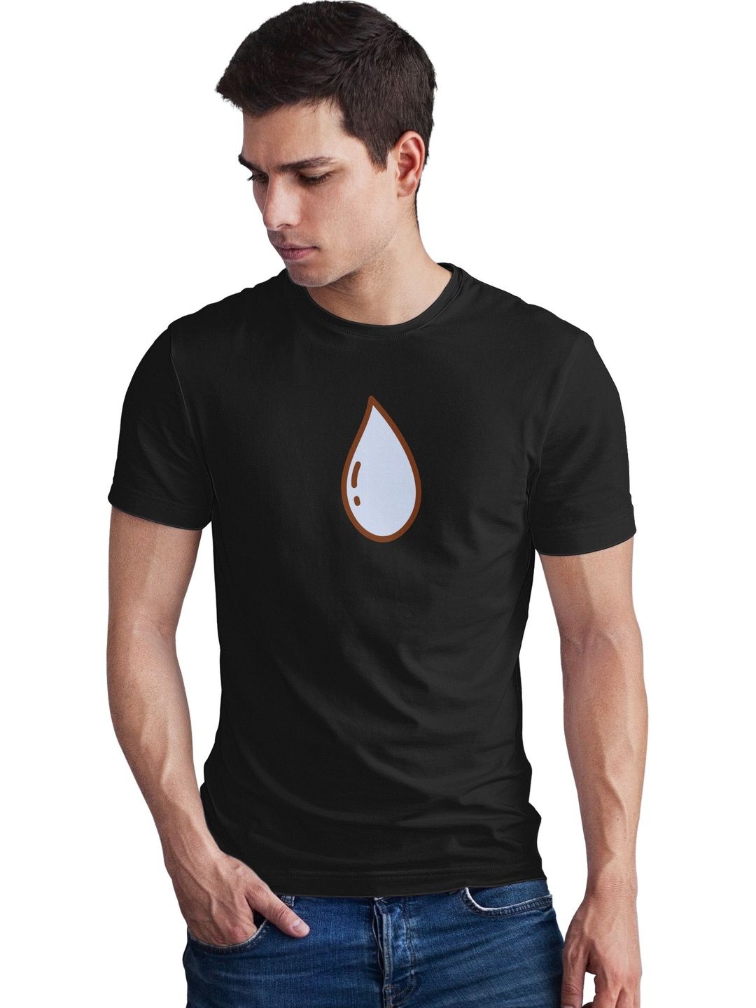 Seekbuylove Men Printed Bio Finish T-shirt