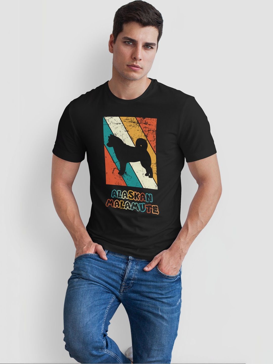 Seekbuylove Men Printed Bio Finish T-shirt