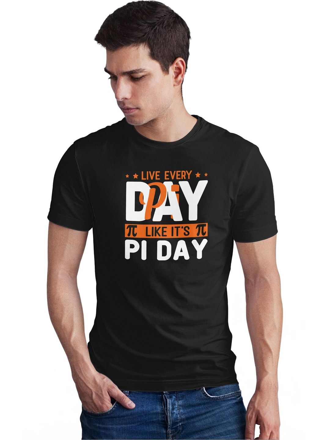 Seekbuylove Men Typography Printed Bio Finish T-shirt
