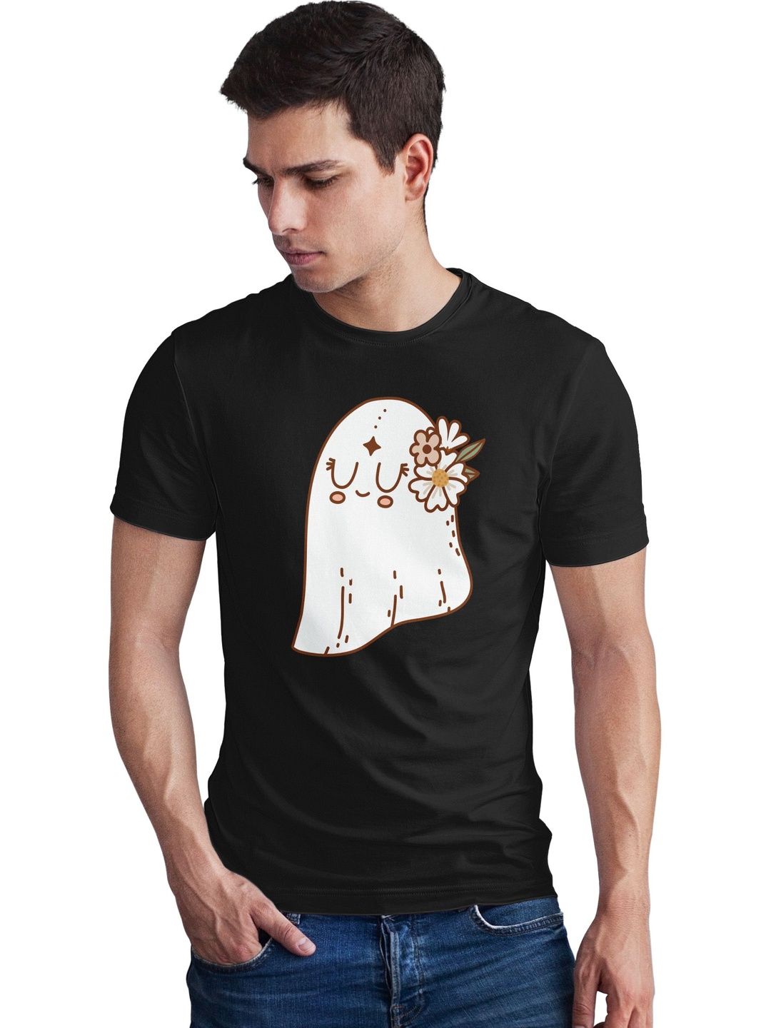 Seekbuylove Men Printed Bio Finish T-shirt