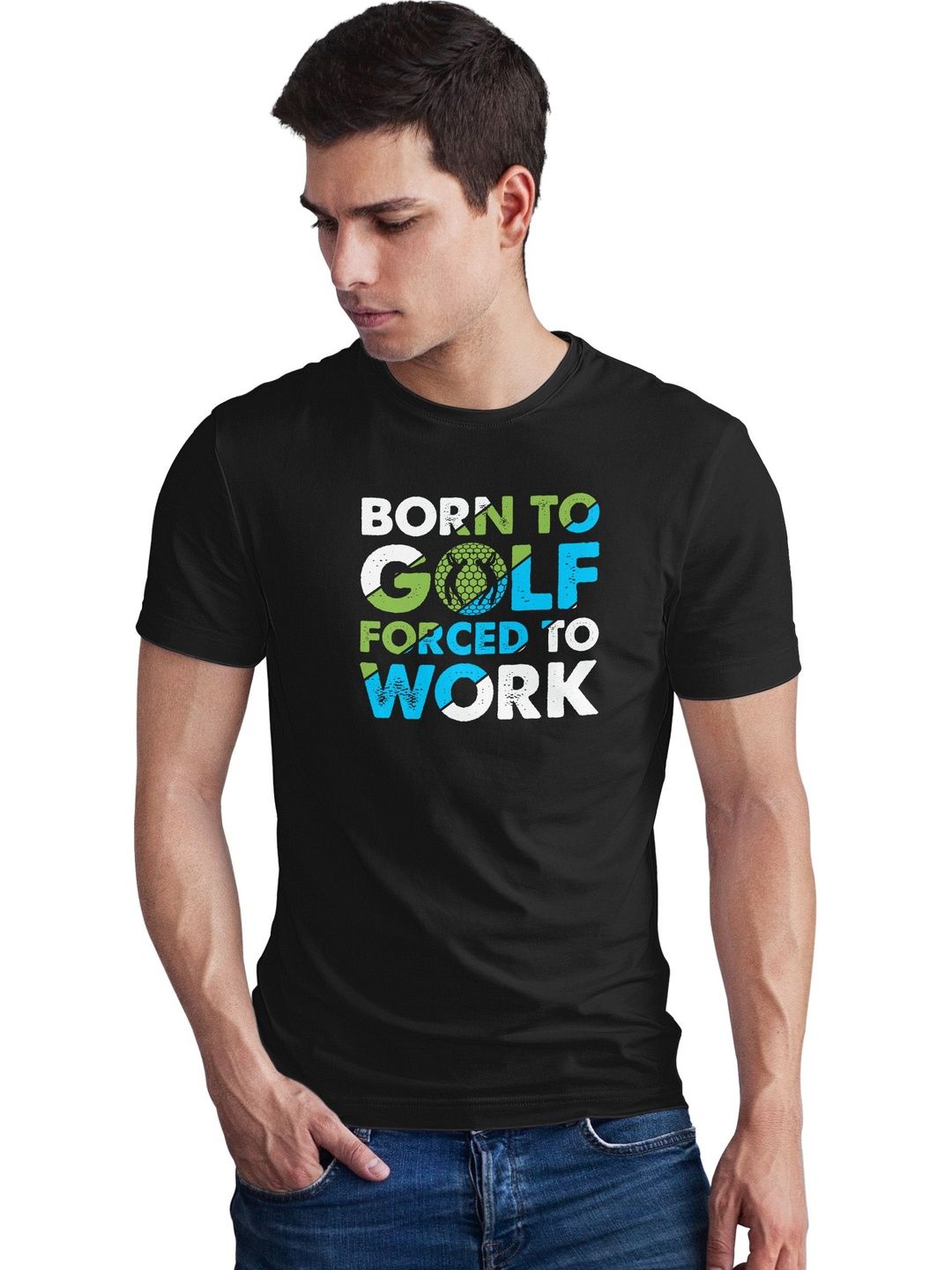 Seekbuylove Men Typography Printed Bio Finish T-shirt