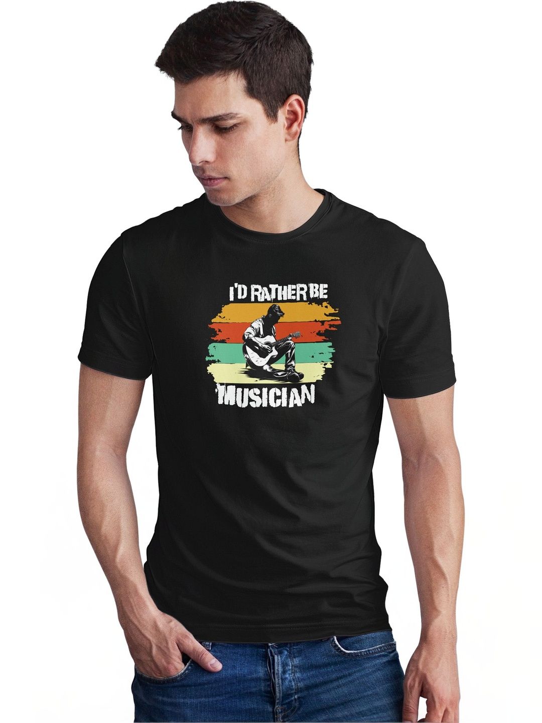 Seekbuylove Men Printed Bio Finish T-shirt