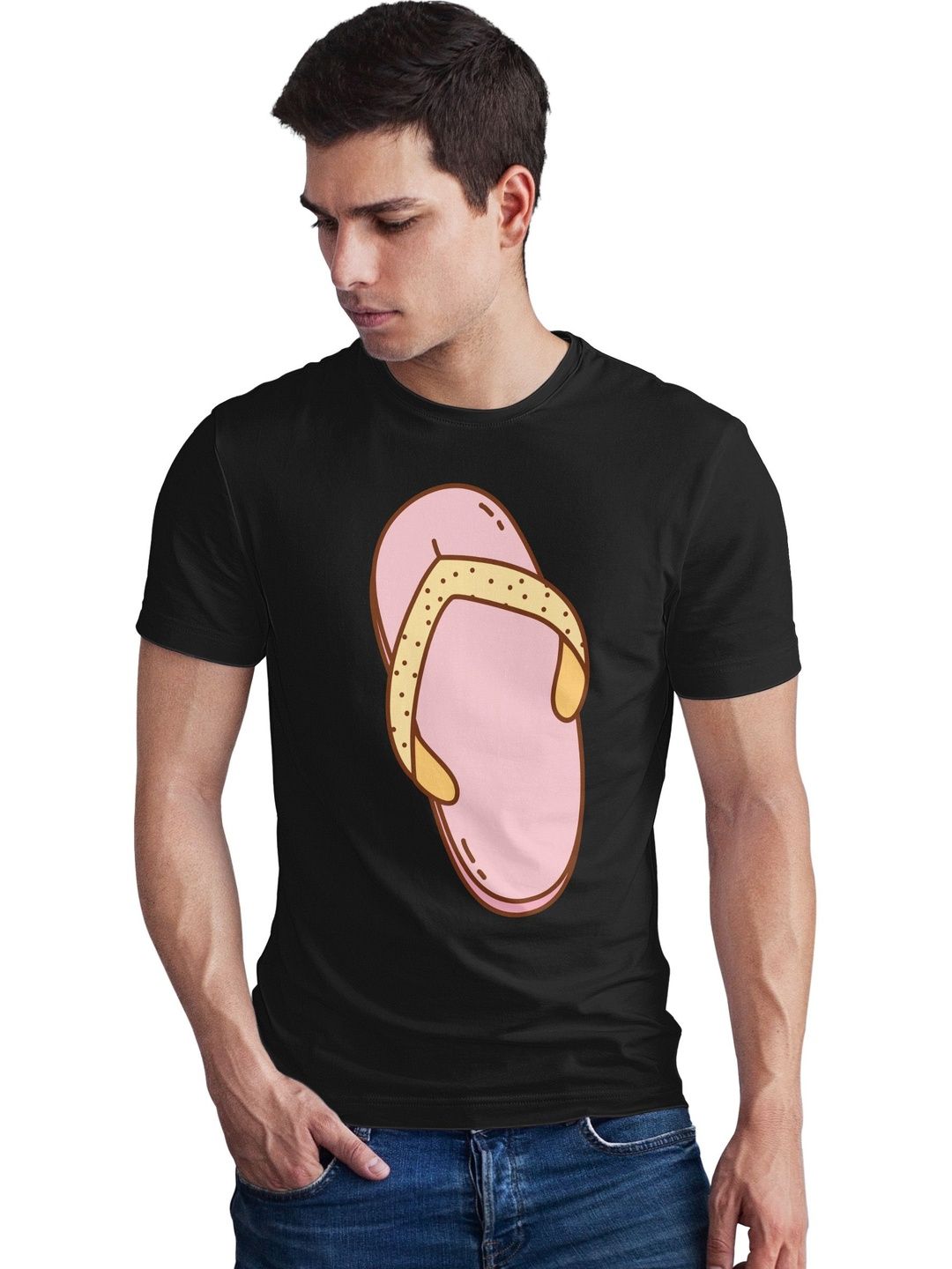 Seekbuylove Men Printed Bio Finish T-shirt