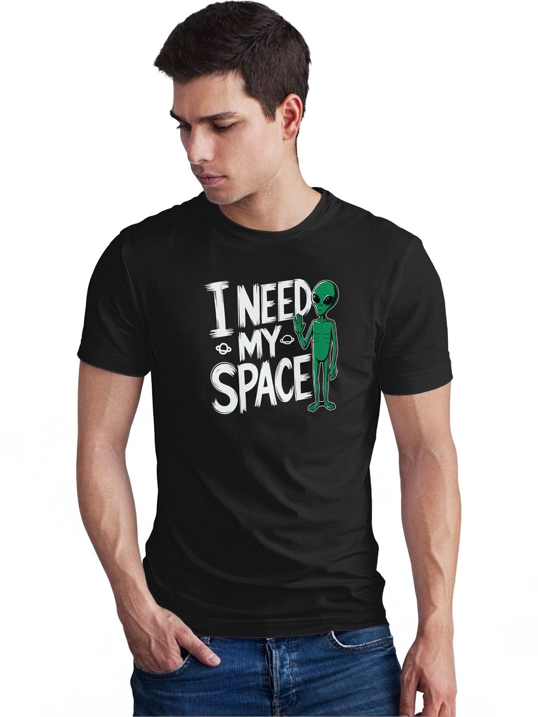 Seekbuylove Men Printed Bio Finish T-shirt