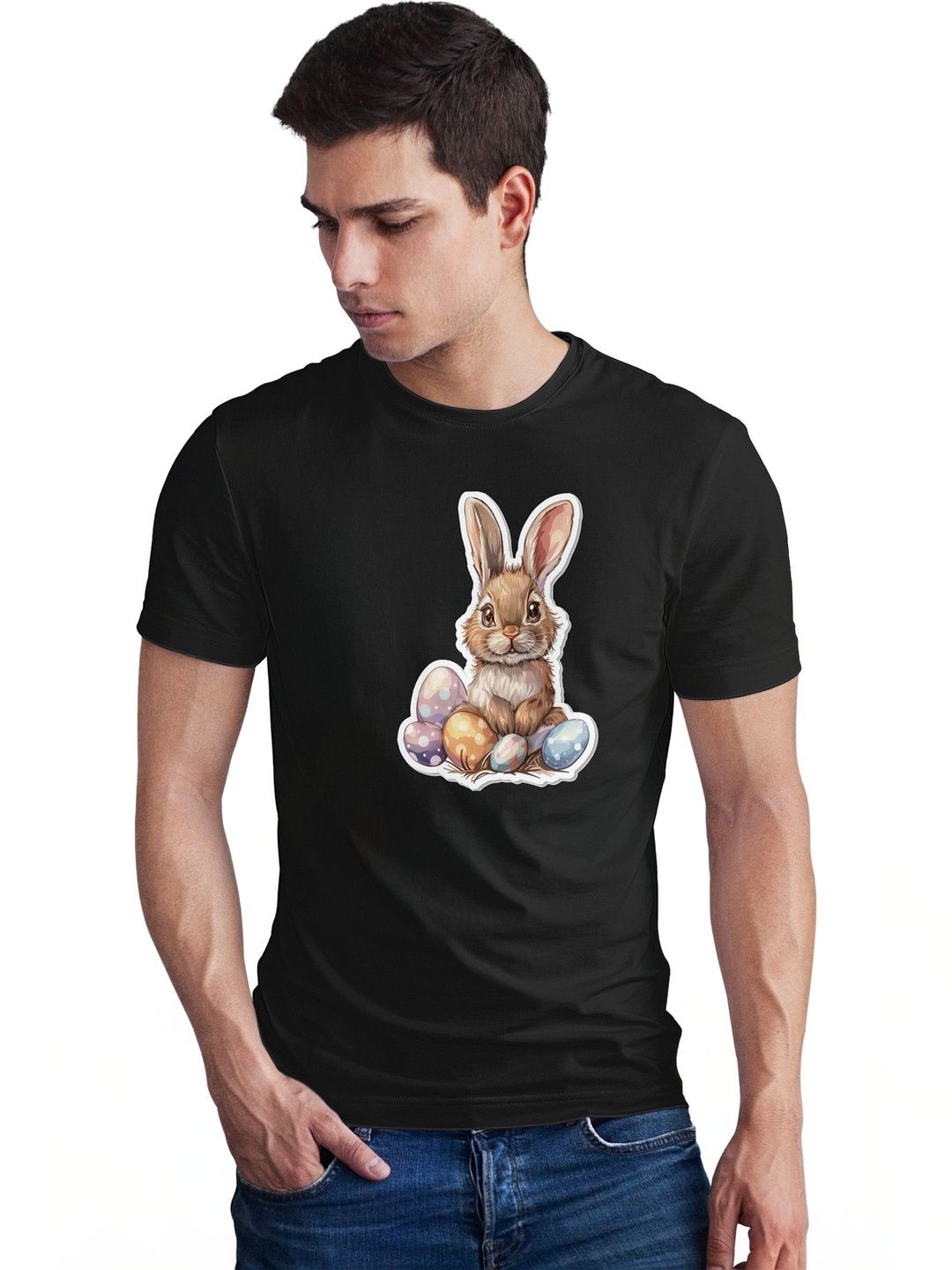 Seekbuylove Men Printed Bio Finish T-shirt
